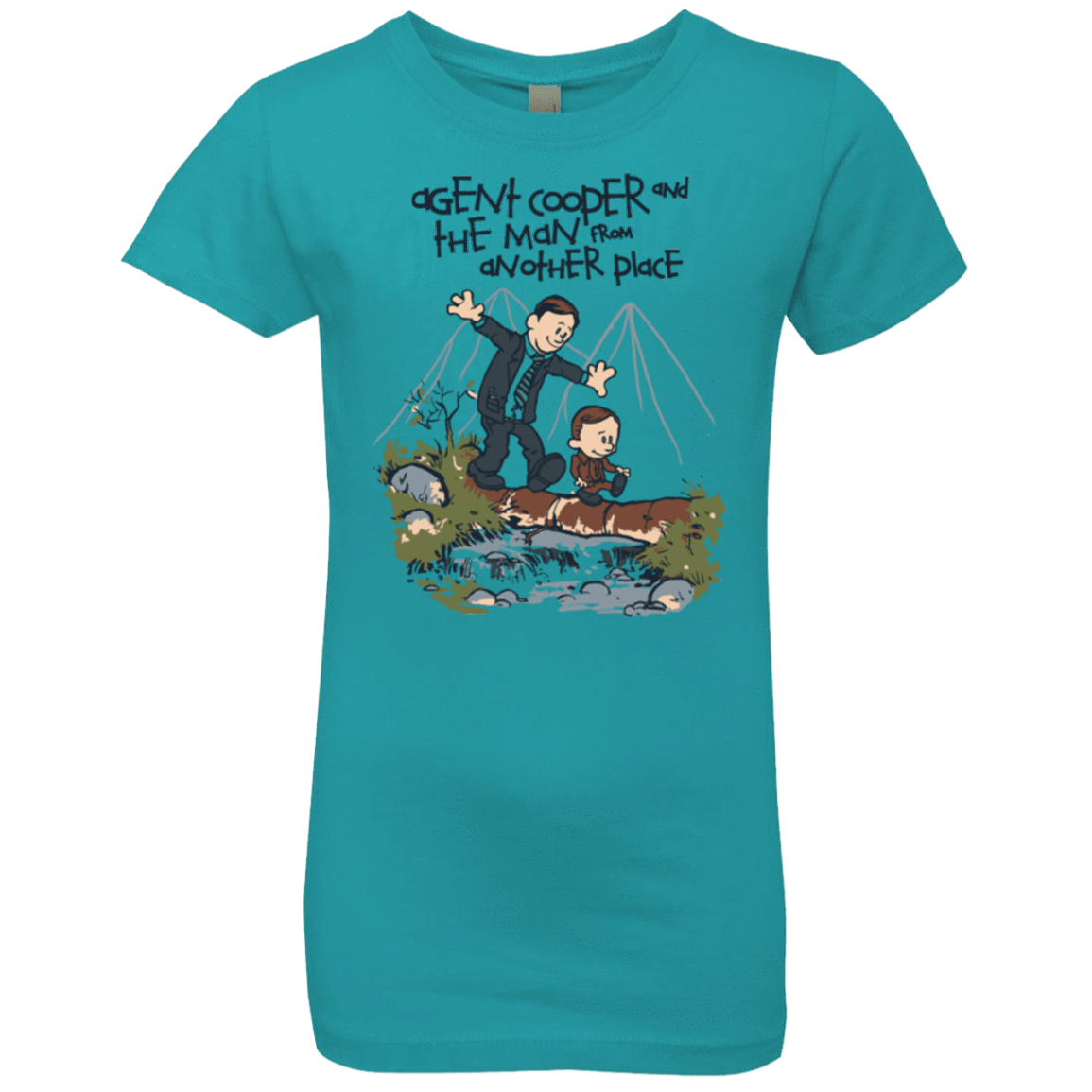 T-Shirts Tahiti Blue / YXS Agent Cooper and Girls Premium T-Shirt