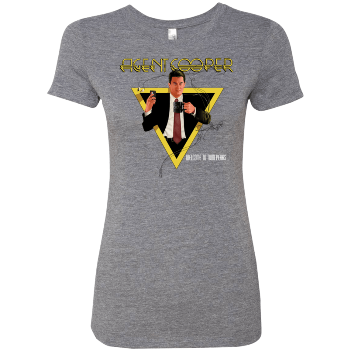 T-Shirts Premium Heather / Small Agent Cooper Women's Triblend T-Shirt