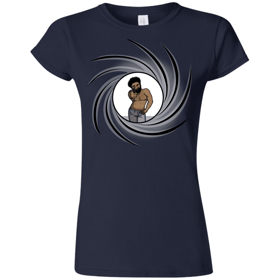 T-Shirts Navy / S Agent Gambino Junior Slimmer-Fit T-Shirt