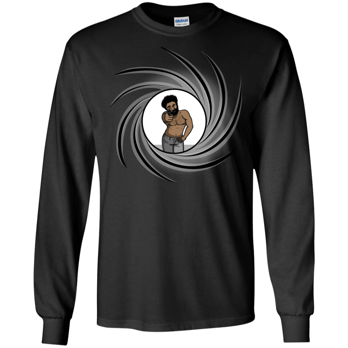 T-Shirts Black / S Agent Gambino Men's Long Sleeve T-Shirt
