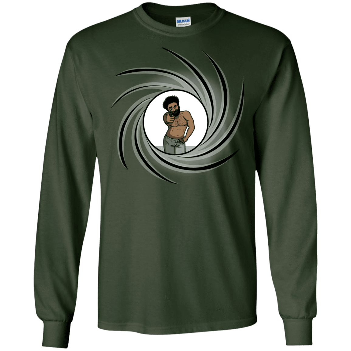 T-Shirts Forest Green / S Agent Gambino Men's Long Sleeve T-Shirt