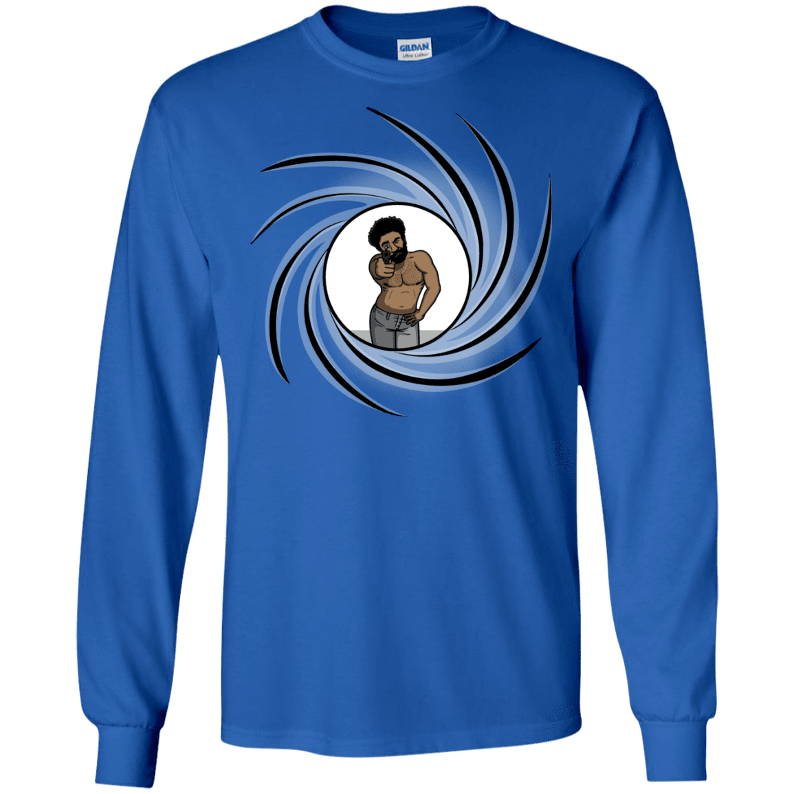 T-Shirts Royal / S Agent Gambino Men's Long Sleeve T-Shirt