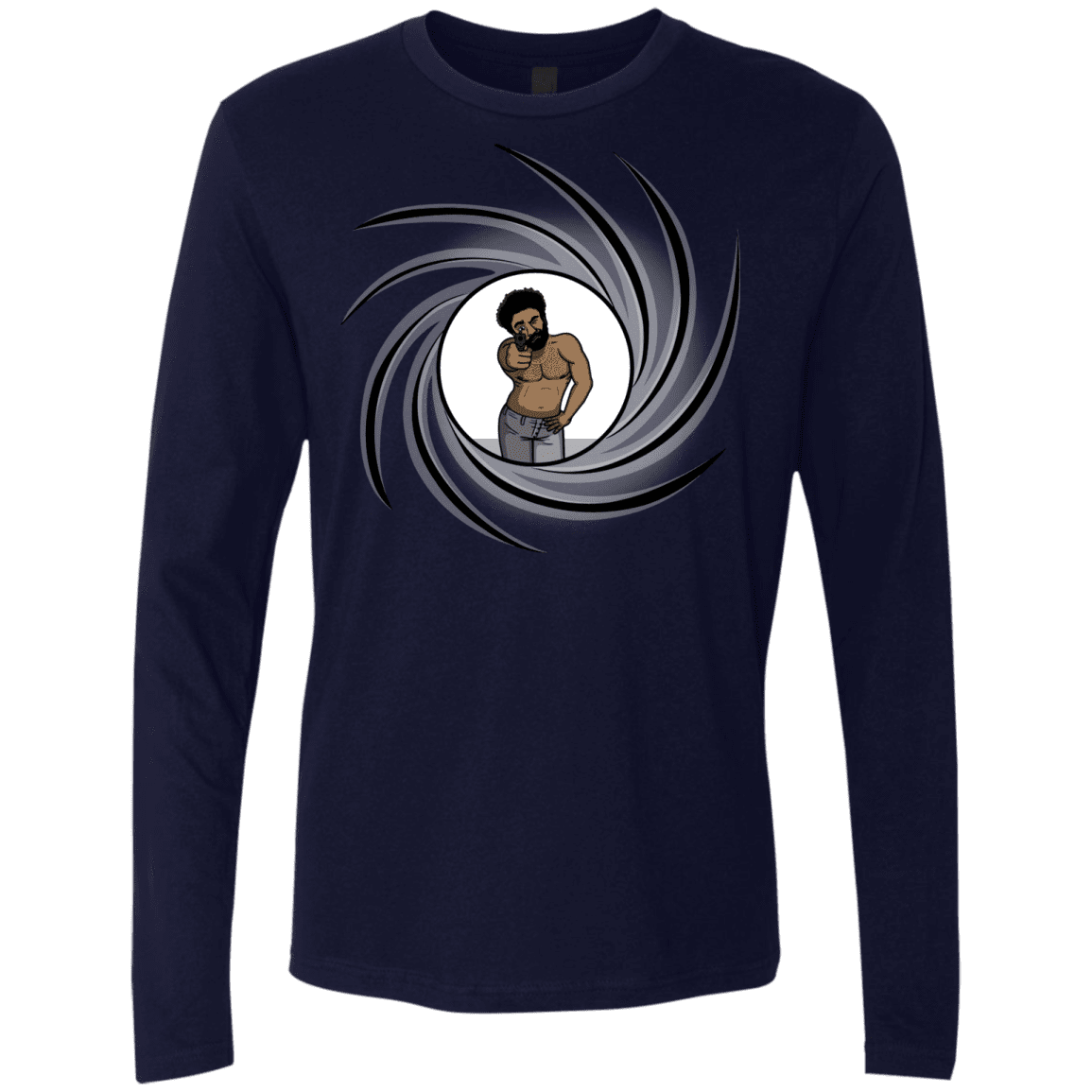 T-Shirts Midnight Navy / S Agent Gambino Men's Premium Long Sleeve