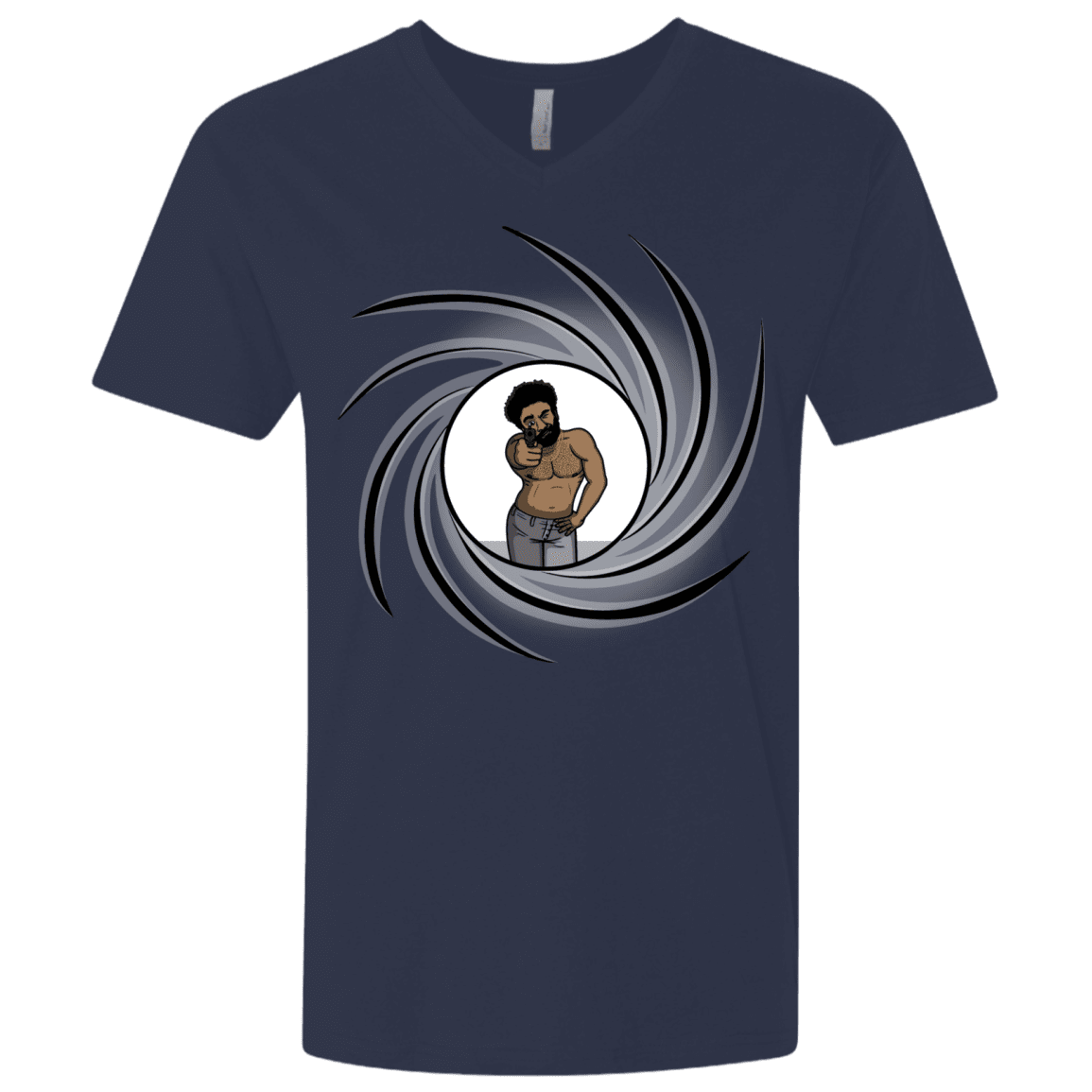 T-Shirts Midnight Navy / X-Small Agent Gambino Men's Premium V-Neck