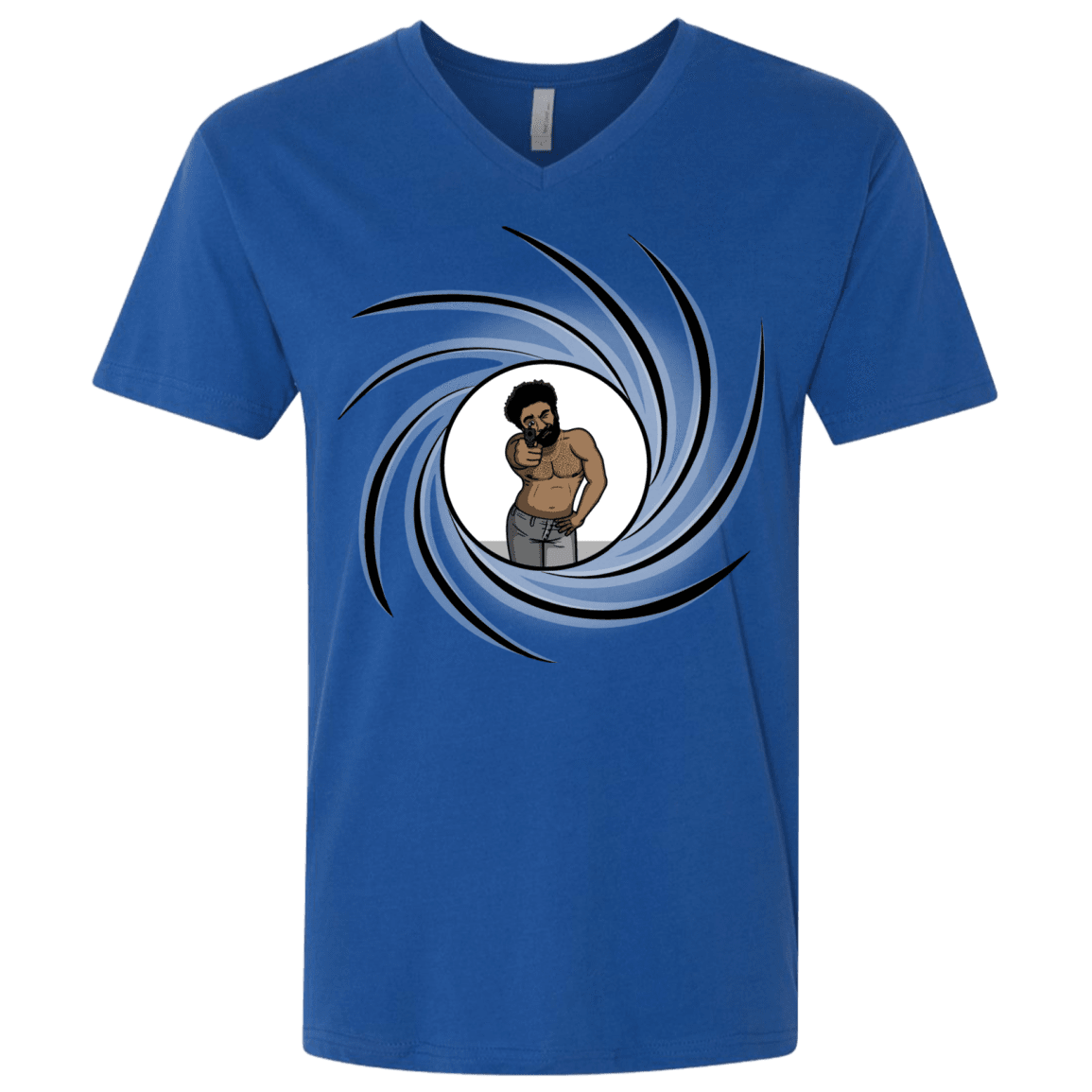 T-Shirts Royal / X-Small Agent Gambino Men's Premium V-Neck