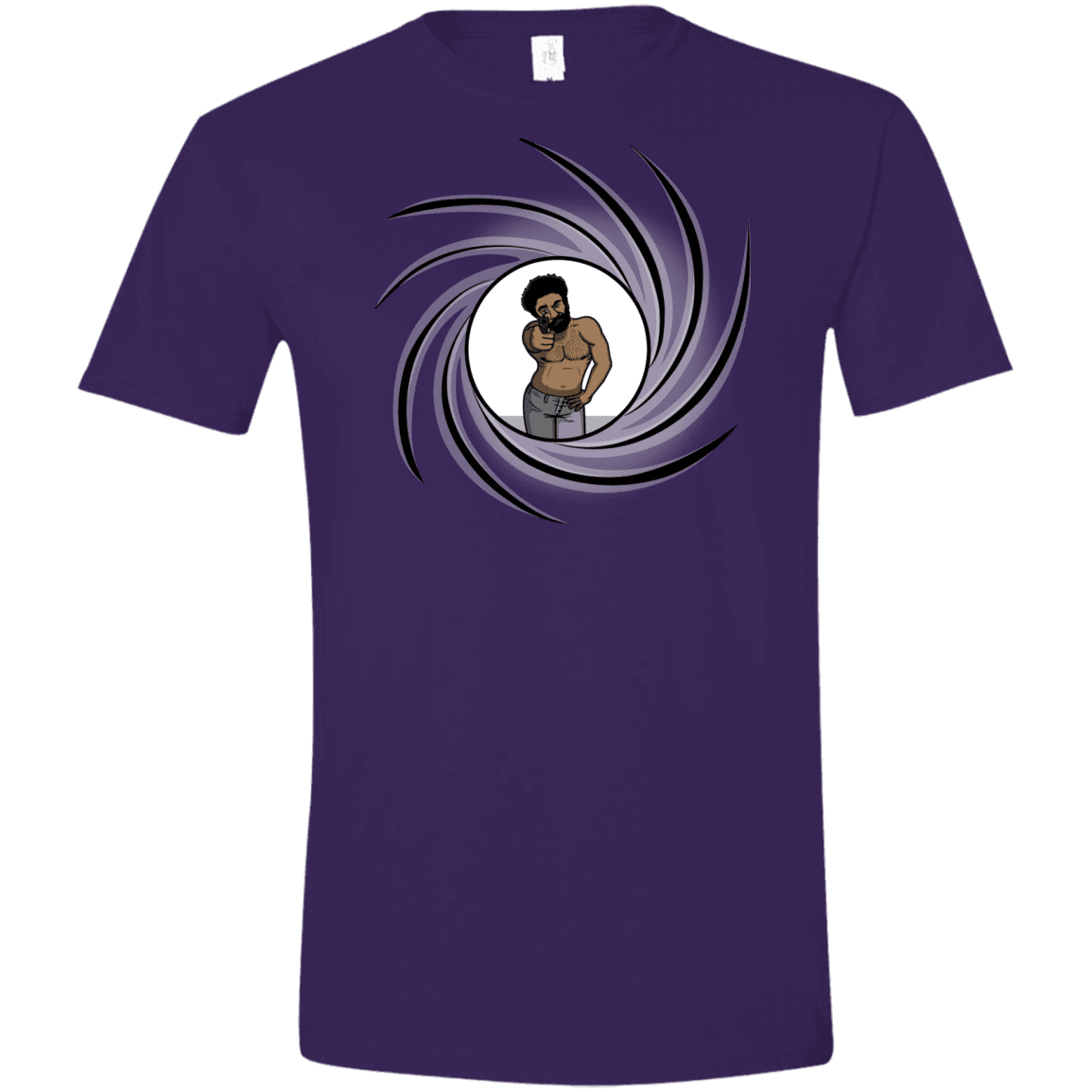 T-Shirts Purple / S Agent Gambino Men's Semi-Fitted Softstyle