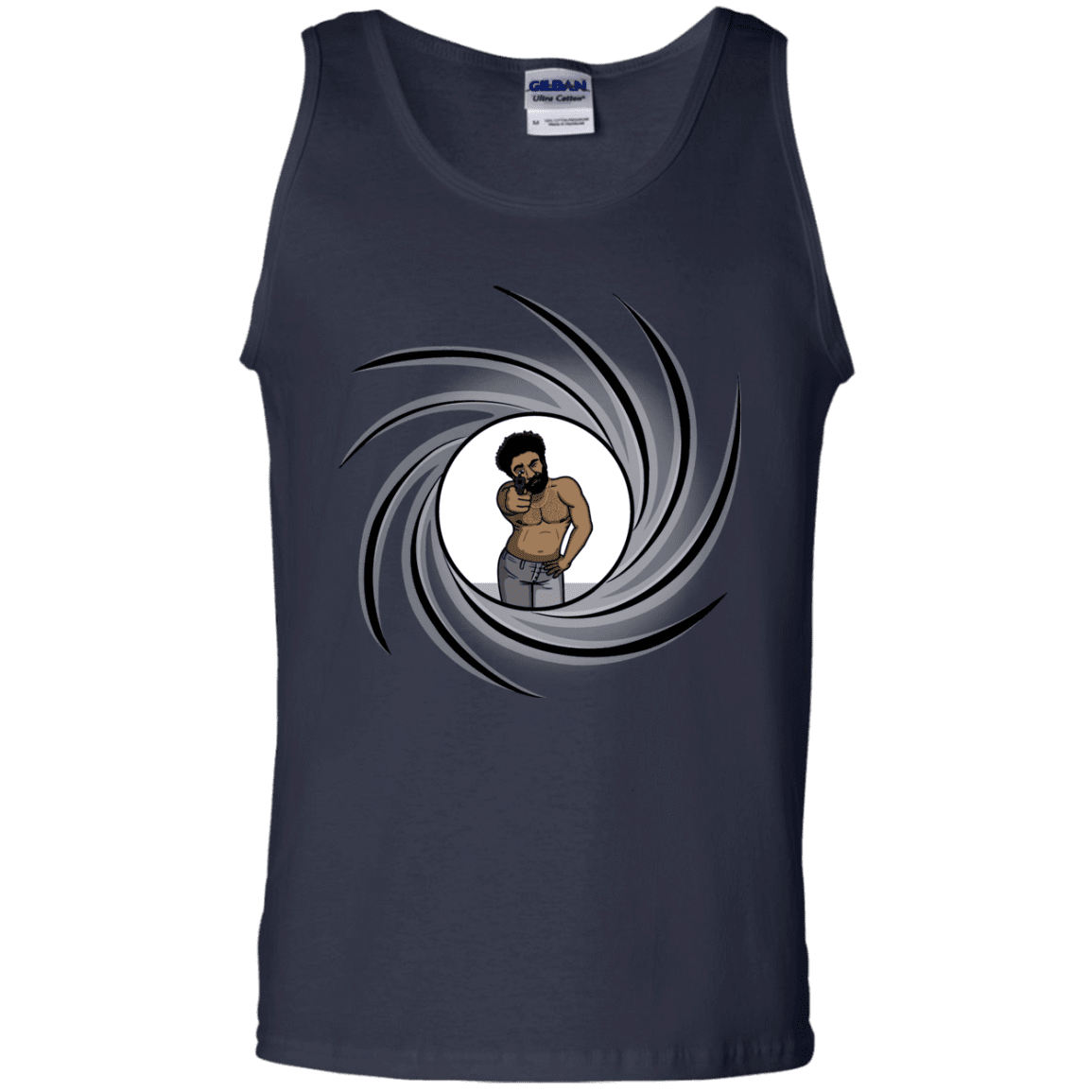 T-Shirts Navy / S Agent Gambino Men's Tank Top