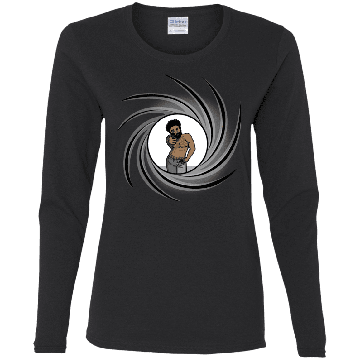 T-Shirts Black / S Agent Gambino Women's Long Sleeve T-Shirt