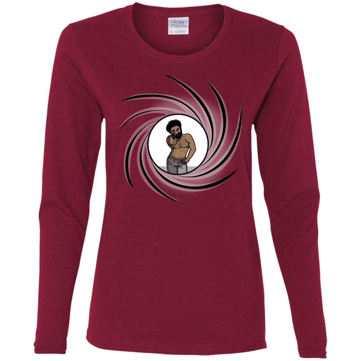 T-Shirts Cardinal / S Agent Gambino Women's Long Sleeve T-Shirt