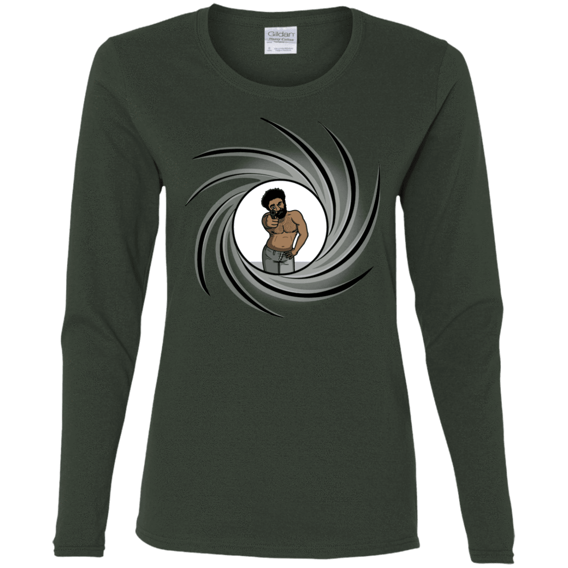 T-Shirts Forest / S Agent Gambino Women's Long Sleeve T-Shirt