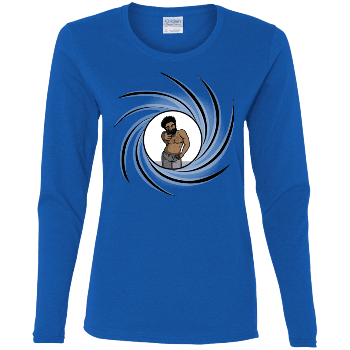 T-Shirts Royal / S Agent Gambino Women's Long Sleeve T-Shirt
