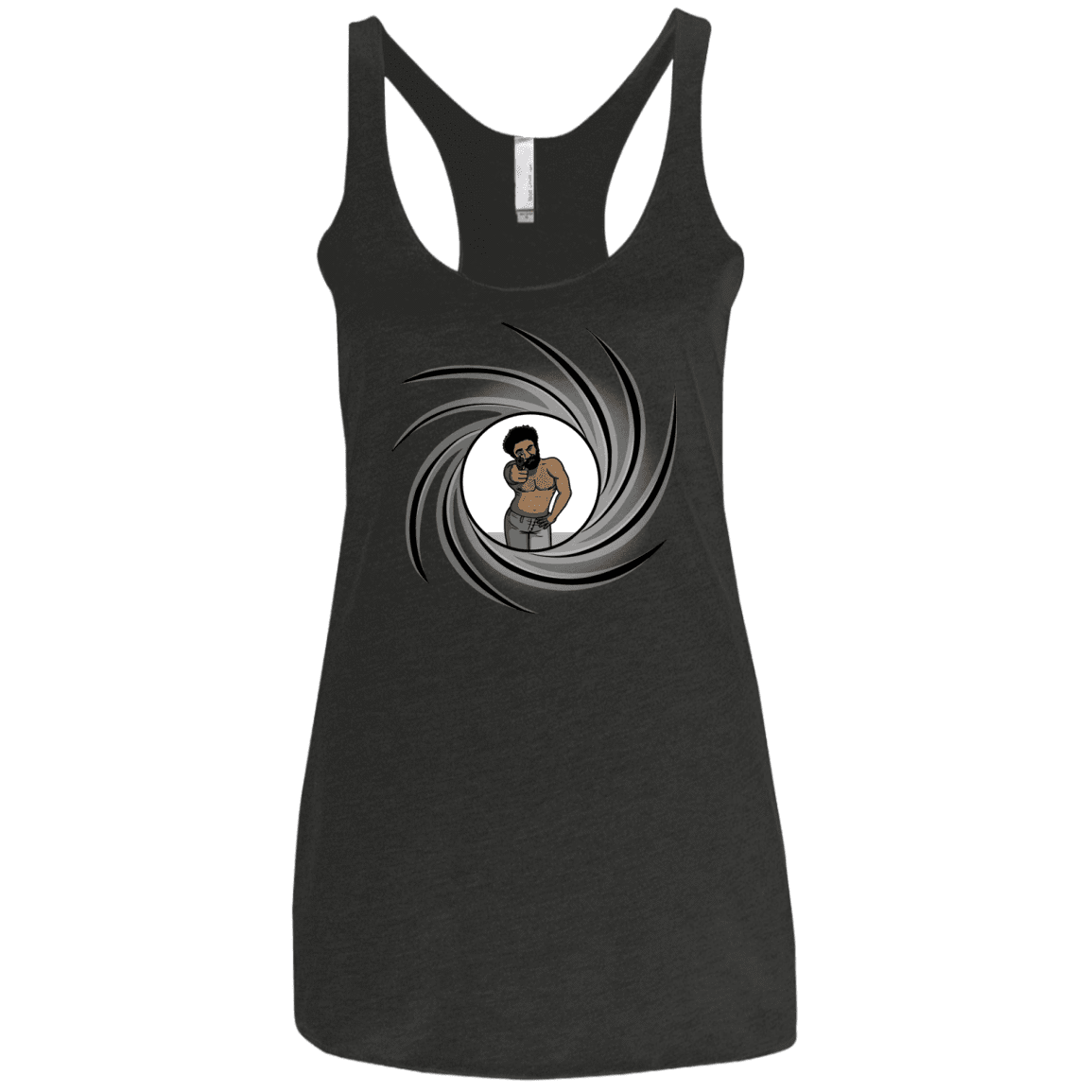 T-Shirts Vintage Black / X-Small Agent Gambino Women's Triblend Racerback Tank