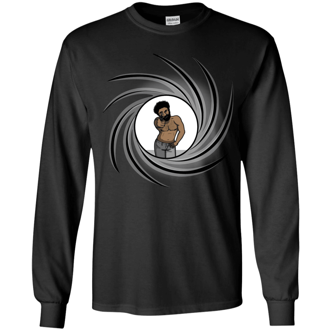 T-Shirts Black / YS Agent Gambino Youth Long Sleeve T-Shirt