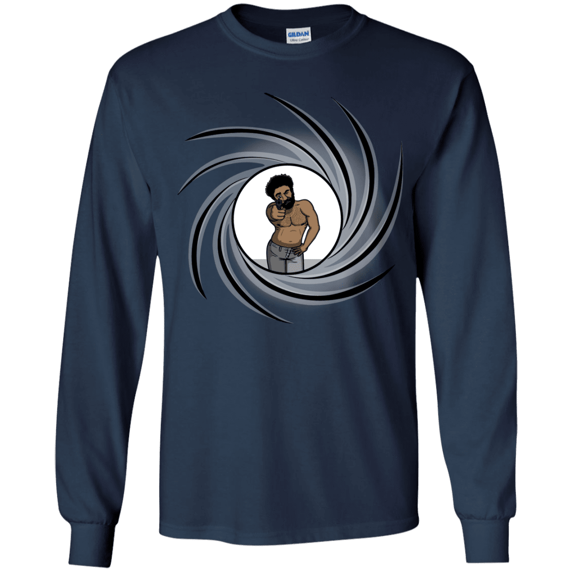 T-Shirts Navy / YS Agent Gambino Youth Long Sleeve T-Shirt