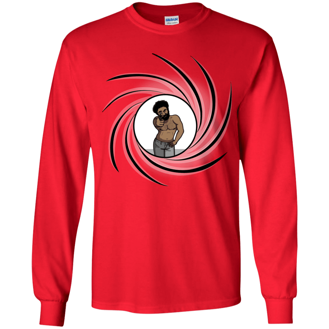 T-Shirts Red / YS Agent Gambino Youth Long Sleeve T-Shirt