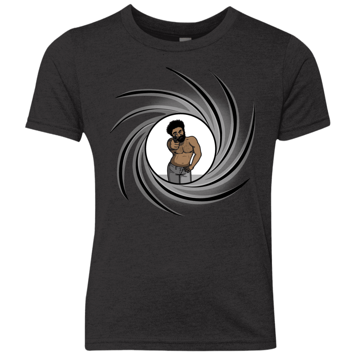 T-Shirts Vintage Black / YXS Agent Gambino Youth Triblend T-Shirt