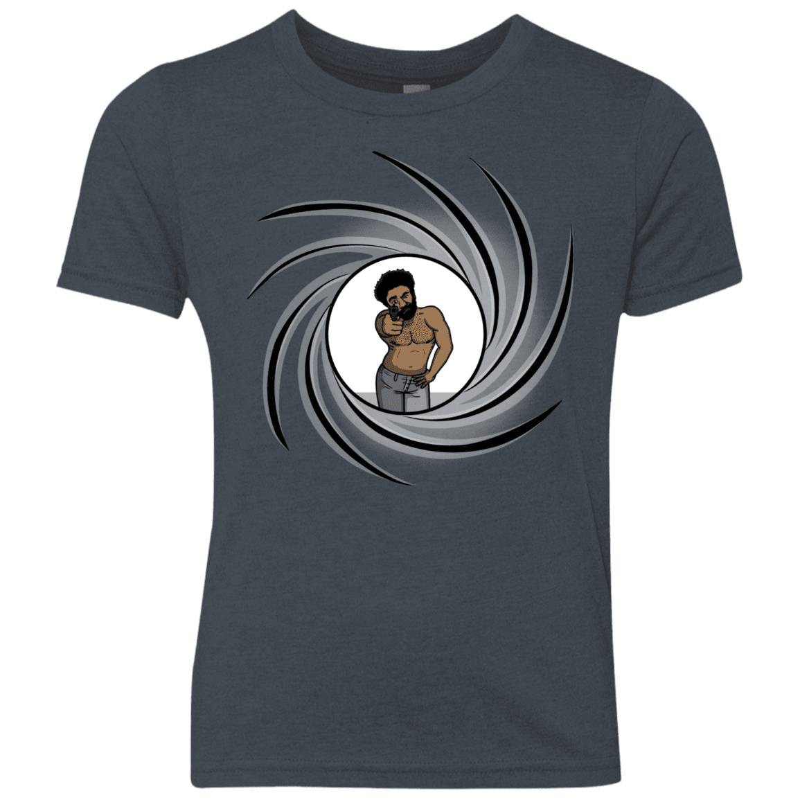 T-Shirts Vintage Navy / YXS Agent Gambino Youth Triblend T-Shirt