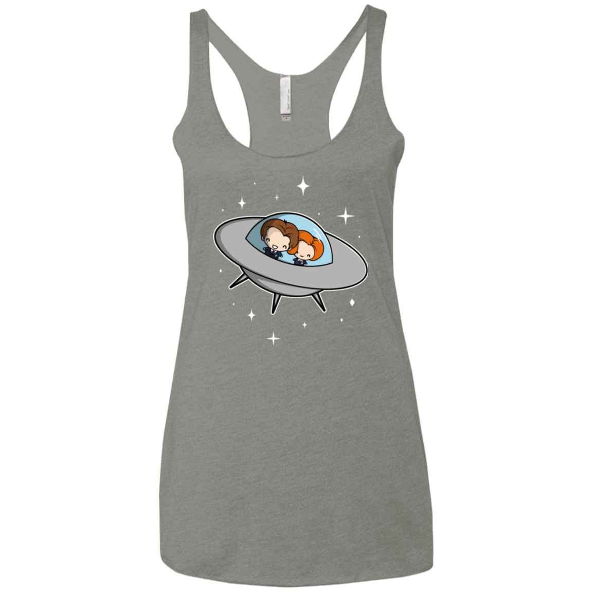T-Shirts Venetian Grey / X-Small Agents in Space Women's Triblend Racerback Tank