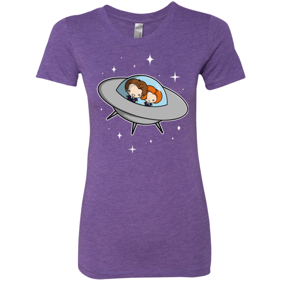 T-Shirts Purple Rush / Small Agents in Space Women's Triblend T-Shirt