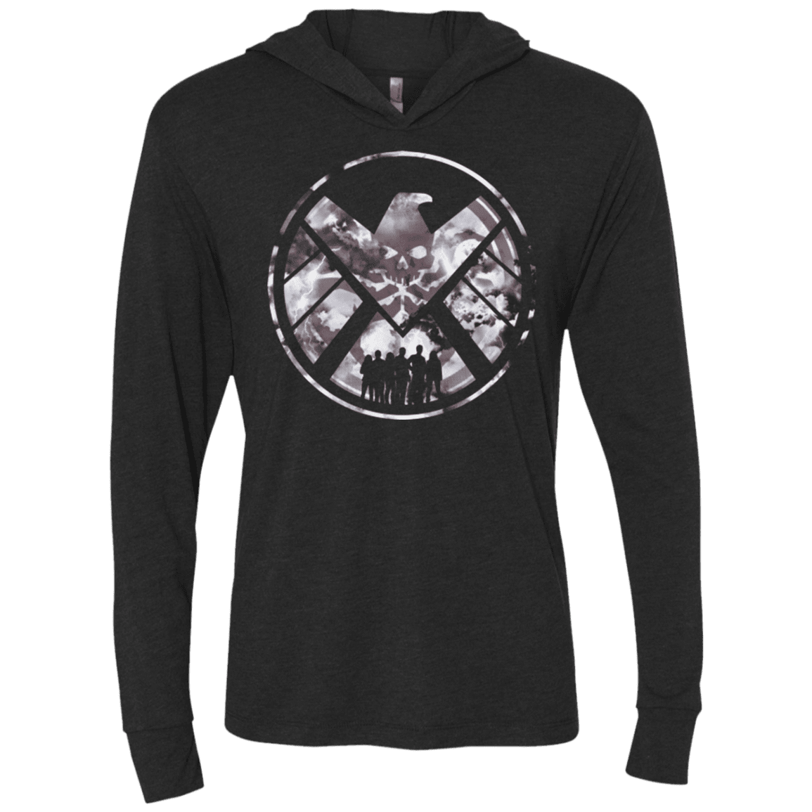 T-Shirts Vintage Black / X-Small Agents of Treason Triblend Long Sleeve Hoodie Tee