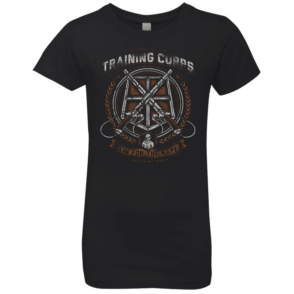 T-Shirts Black / YXS Aim for the Nape Girls Premium T-Shirt