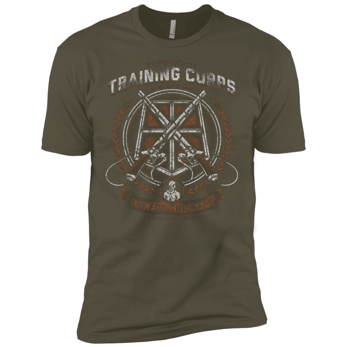 T-Shirts Military Green / X-Small Aim for the Nape Men's Premium T-Shirt