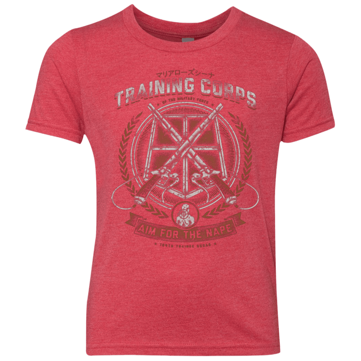 T-Shirts Vintage Red / YXS Aim for the Nape Youth Triblend T-Shirt