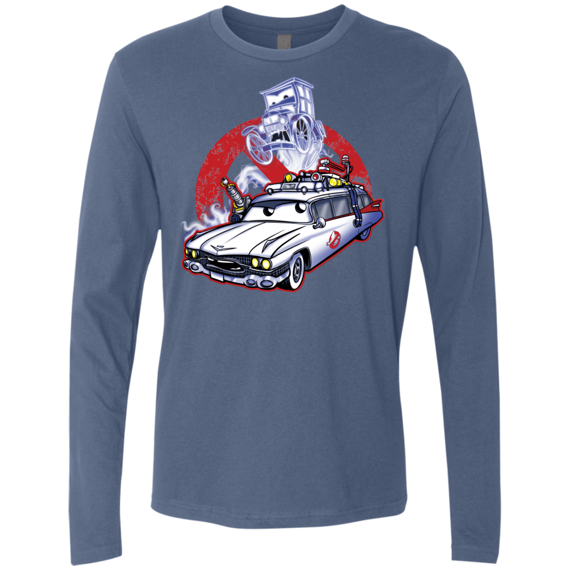 T-Shirts Indigo / Small Aint Afraid Men's Premium Long Sleeve