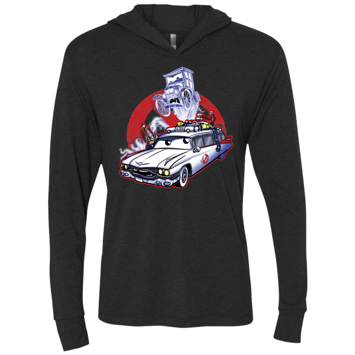 T-Shirts Vintage Black / X-Small Aint Afraid Triblend Long Sleeve Hoodie Tee