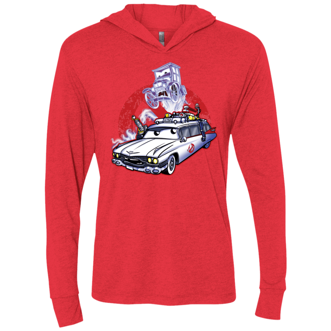 T-Shirts Vintage Red / X-Small Aint Afraid Triblend Long Sleeve Hoodie Tee