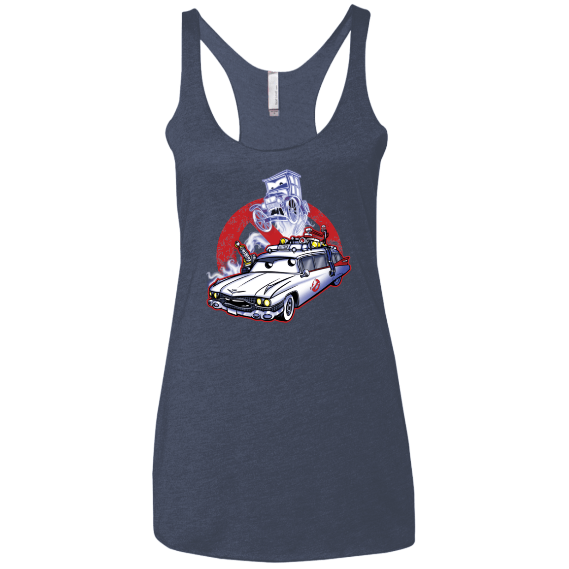 T-Shirts Vintage Navy / X-Small Aint Afraid Women's Triblend Racerback Tank