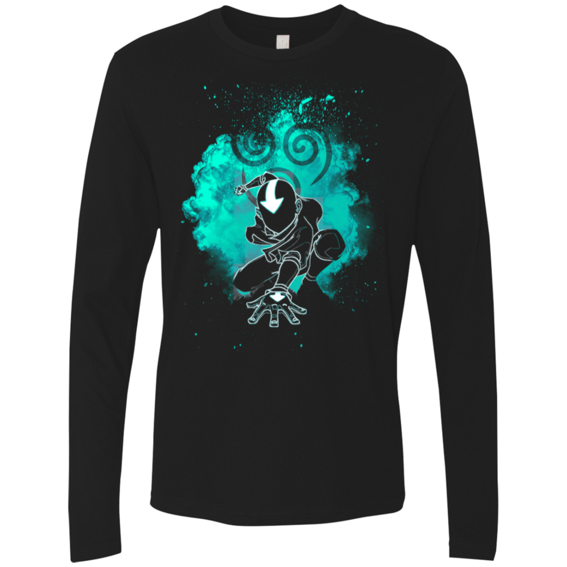 T-Shirts Black / S Air Bender Soul Men's Premium Long Sleeve