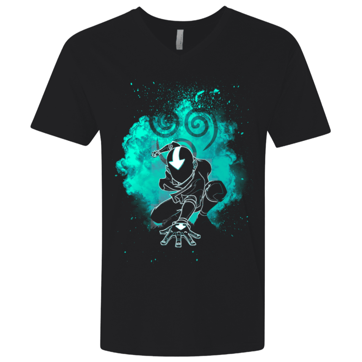 T-Shirts Black / X-Small Air Bender Soul Men's Premium V-Neck