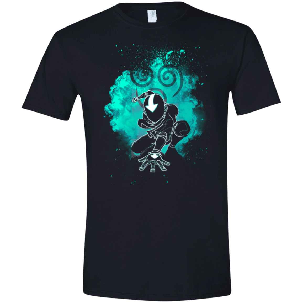 T-Shirts Black / X-Small Air Bender Soul Men's Semi-Fitted Softstyle