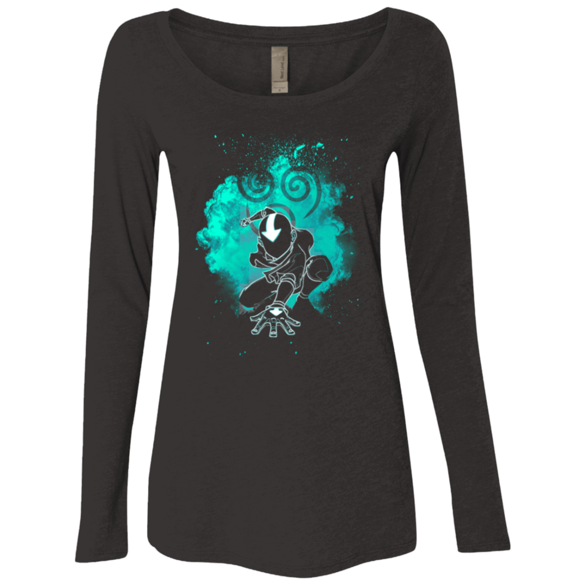 T-Shirts Vintage Black / S Air Bender Soul Women's Triblend Long Sleeve Shirt