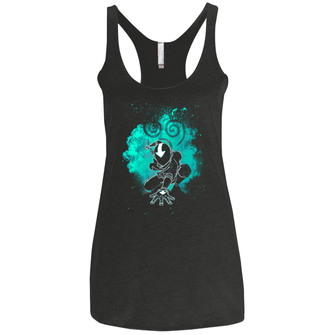 T-Shirts Vintage Black / X-Small Air Bender Soul Women's Triblend Racerback Tank