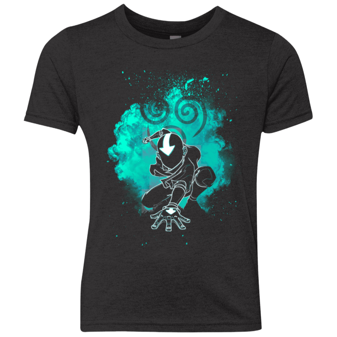 T-Shirts Vintage Black / YXS Air Bender Soul Youth Triblend T-Shirt