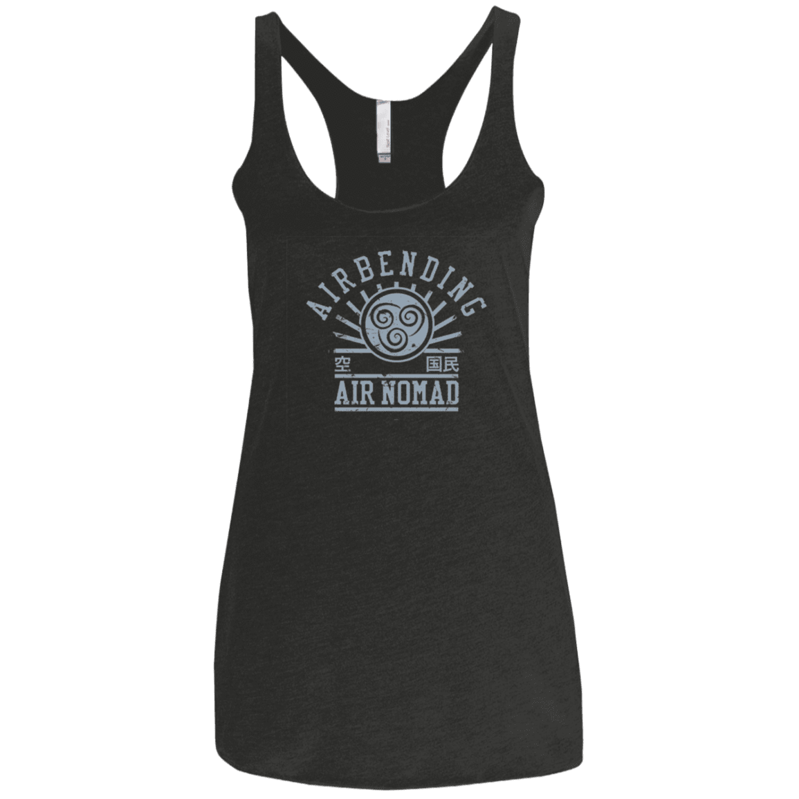 T-Shirts Vintage Black / X-Small air bending v2 Women's Triblend Racerback Tank