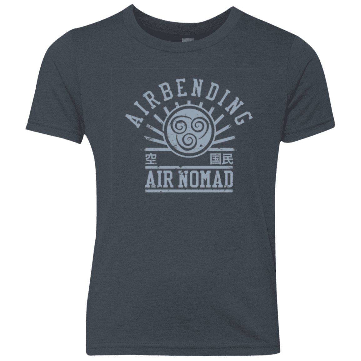 T-Shirts Vintage Navy / YXS air bending v2 Youth Triblend T-Shirt
