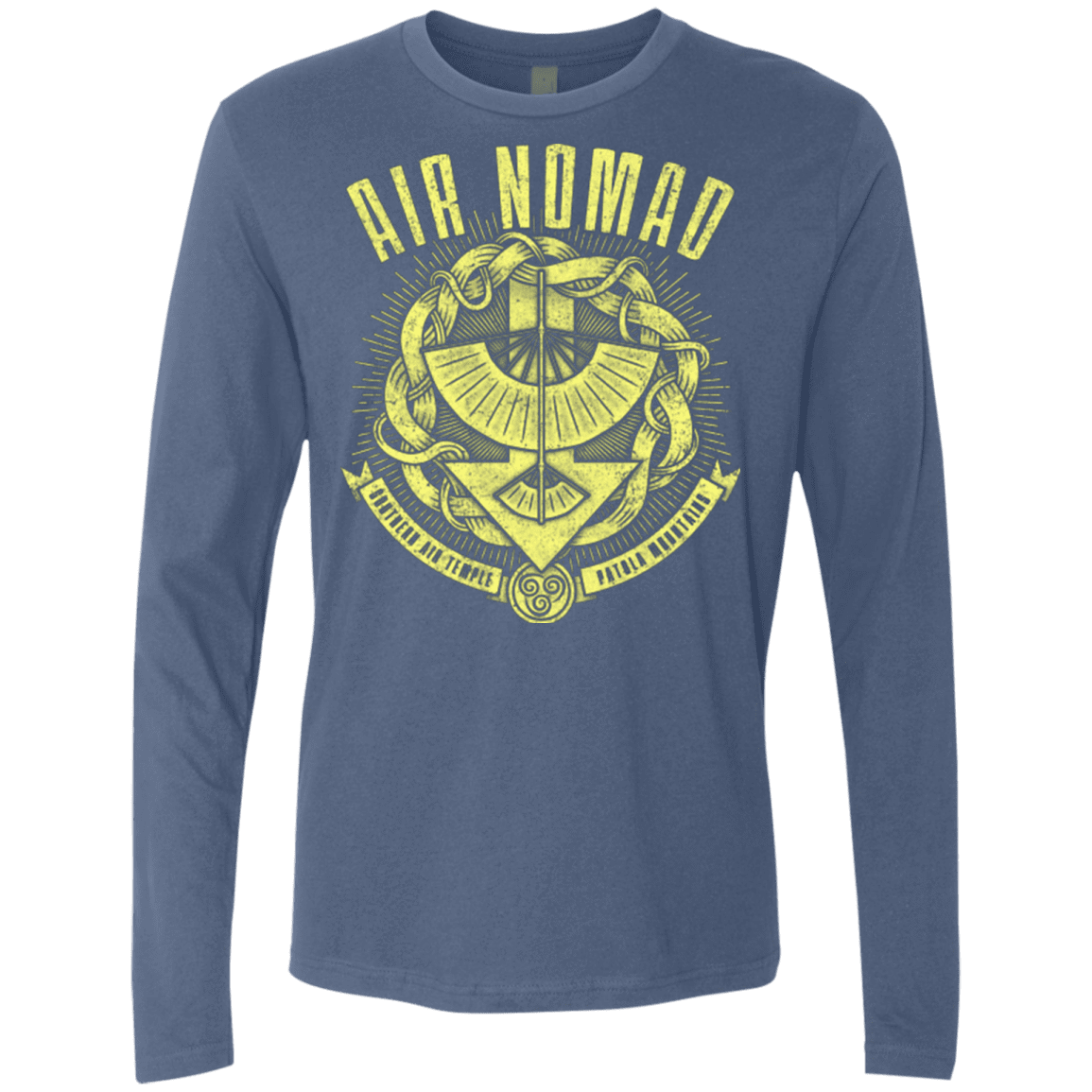 T-Shirts Indigo / Small Air is Peaceful Men's Premium Long Sleeve