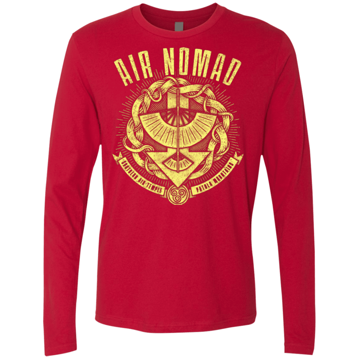 T-Shirts Red / Small Air is Peaceful Men's Premium Long Sleeve