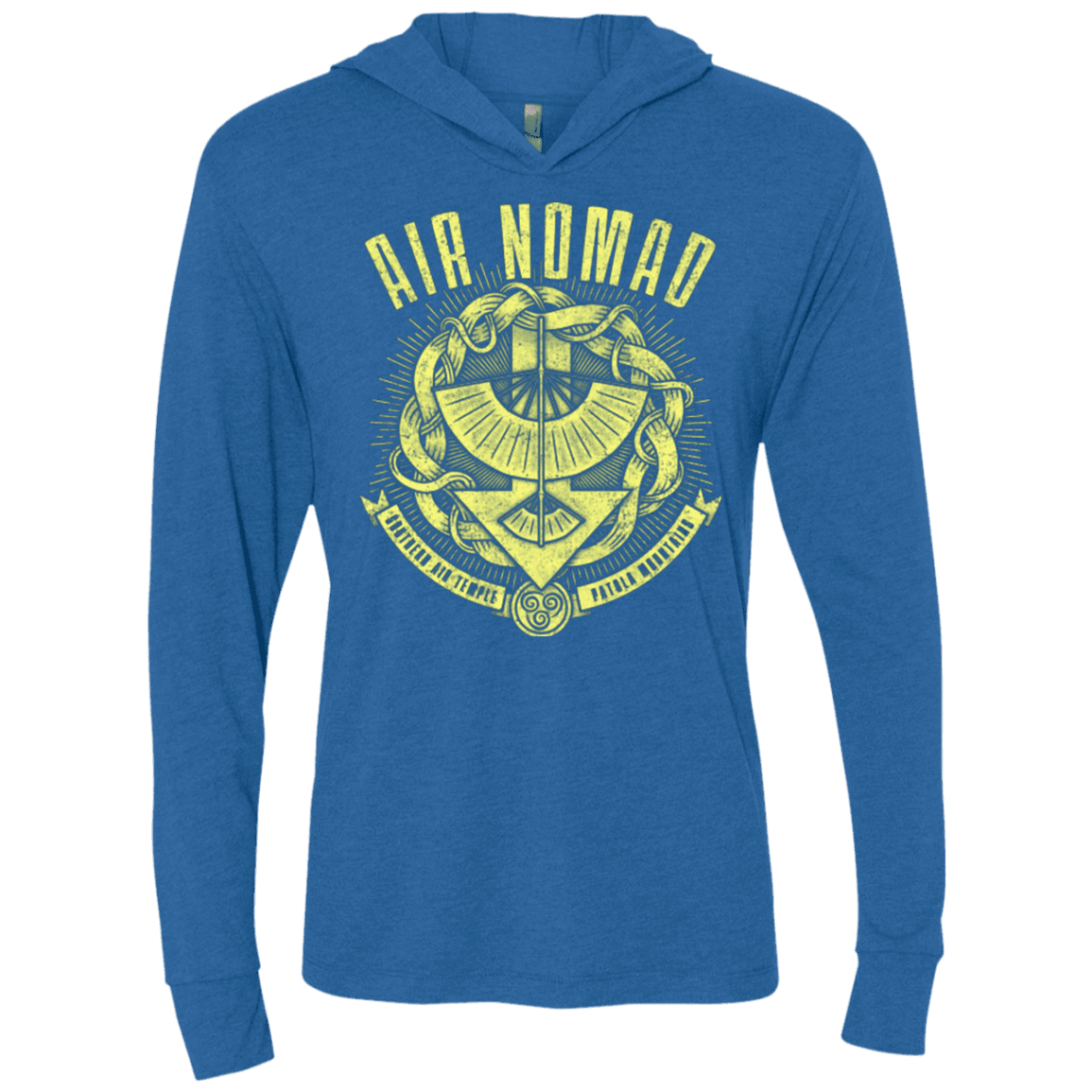 T-Shirts Vintage Royal / X-Small Air is Peaceful Triblend Long Sleeve Hoodie Tee