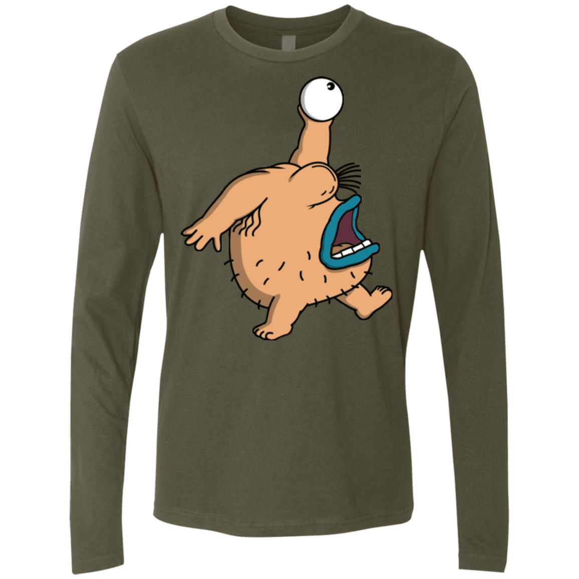 T-Shirts Military Green / S Air Krumm Men's Premium Long Sleeve