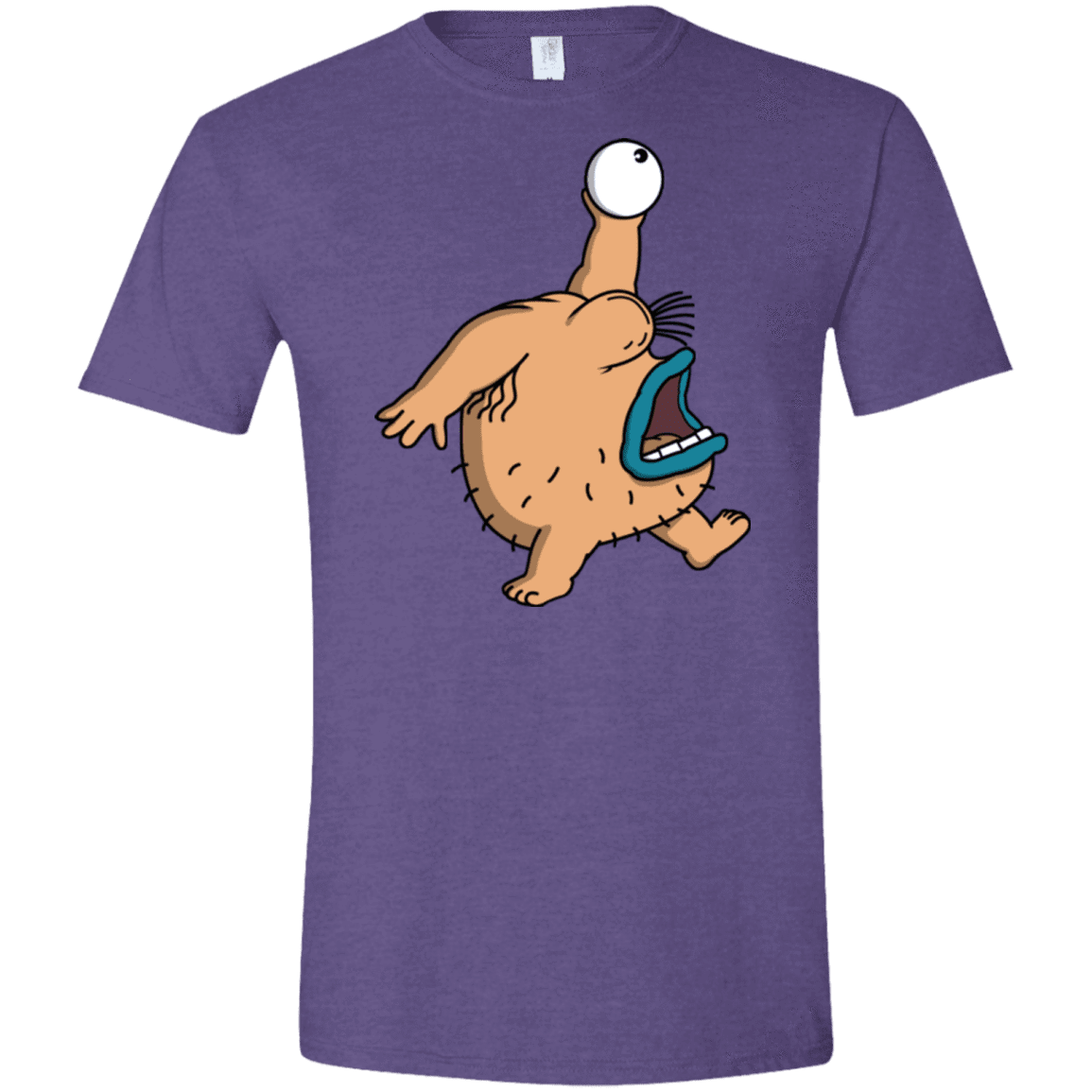 T-Shirts Heather Purple / S Air Krumm Men's Semi-Fitted Softstyle