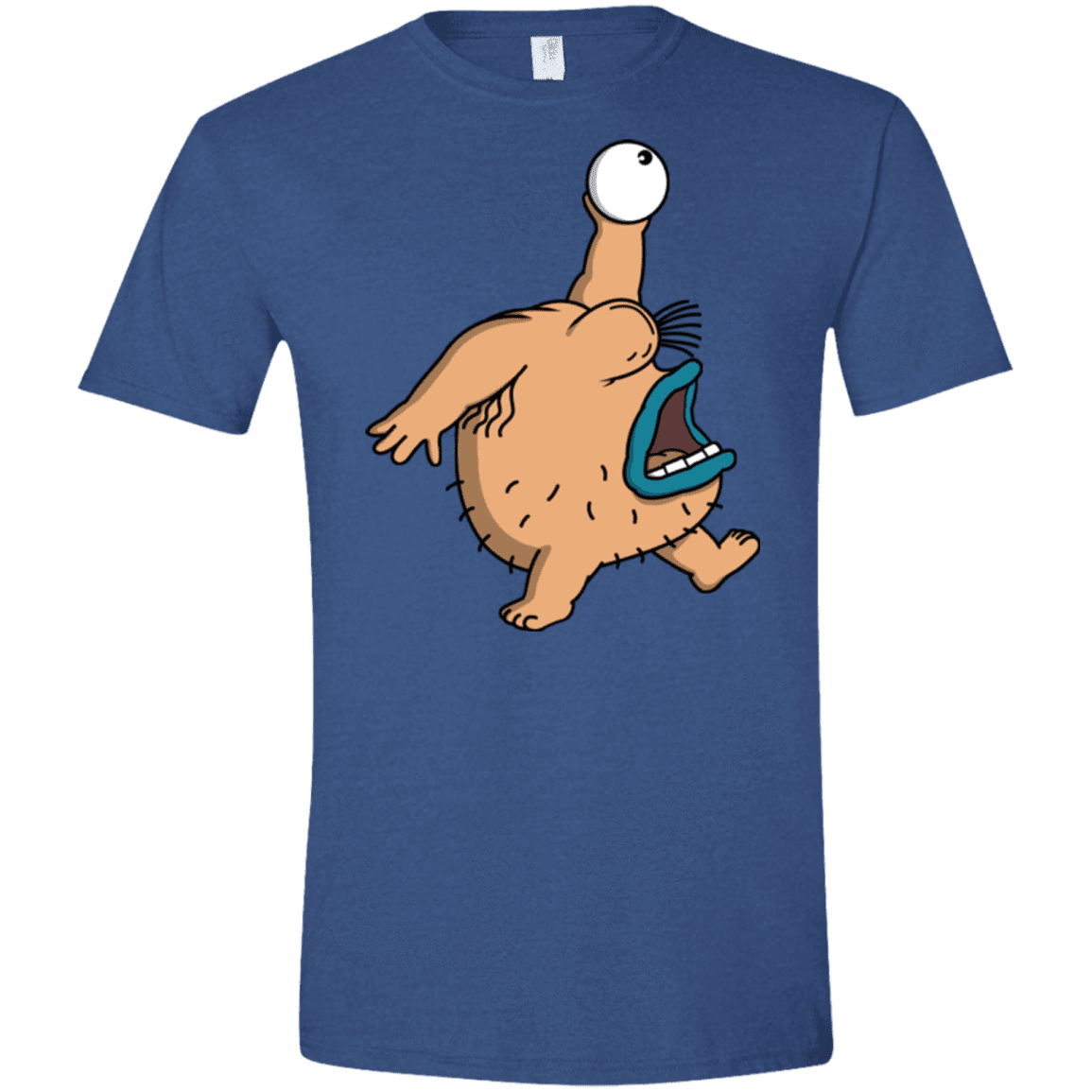 T-Shirts Heather Royal / X-Small Air Krumm Men's Semi-Fitted Softstyle