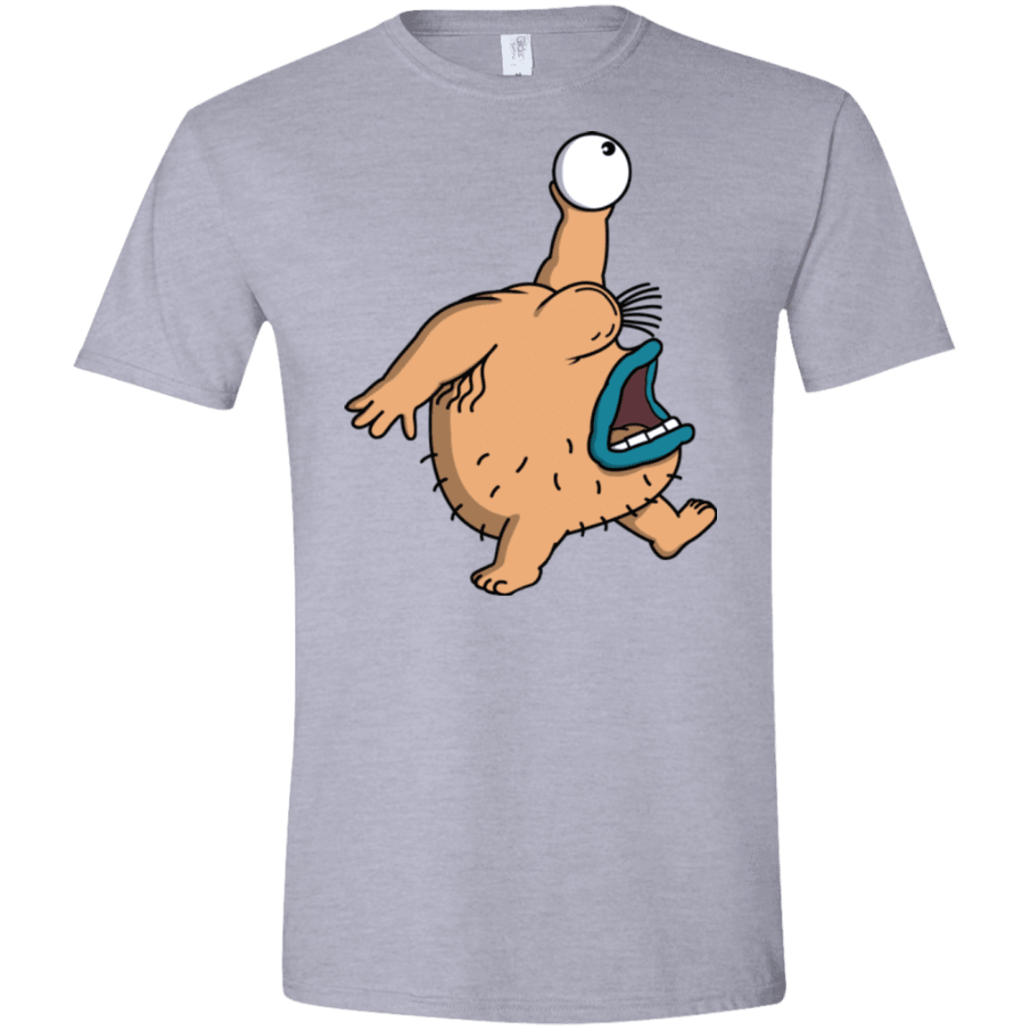 T-Shirts Sport Grey / X-Small Air Krumm Men's Semi-Fitted Softstyle