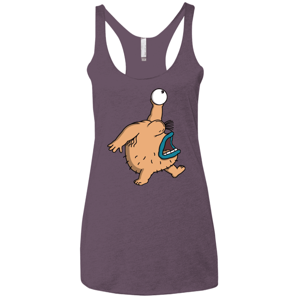 T-Shirts Vintage Purple / X-Small Air Krumm Women's Triblend Racerback Tank