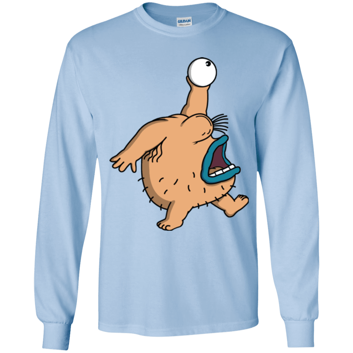 T-Shirts Light Blue / YS Air Krumm Youth Long Sleeve T-Shirt