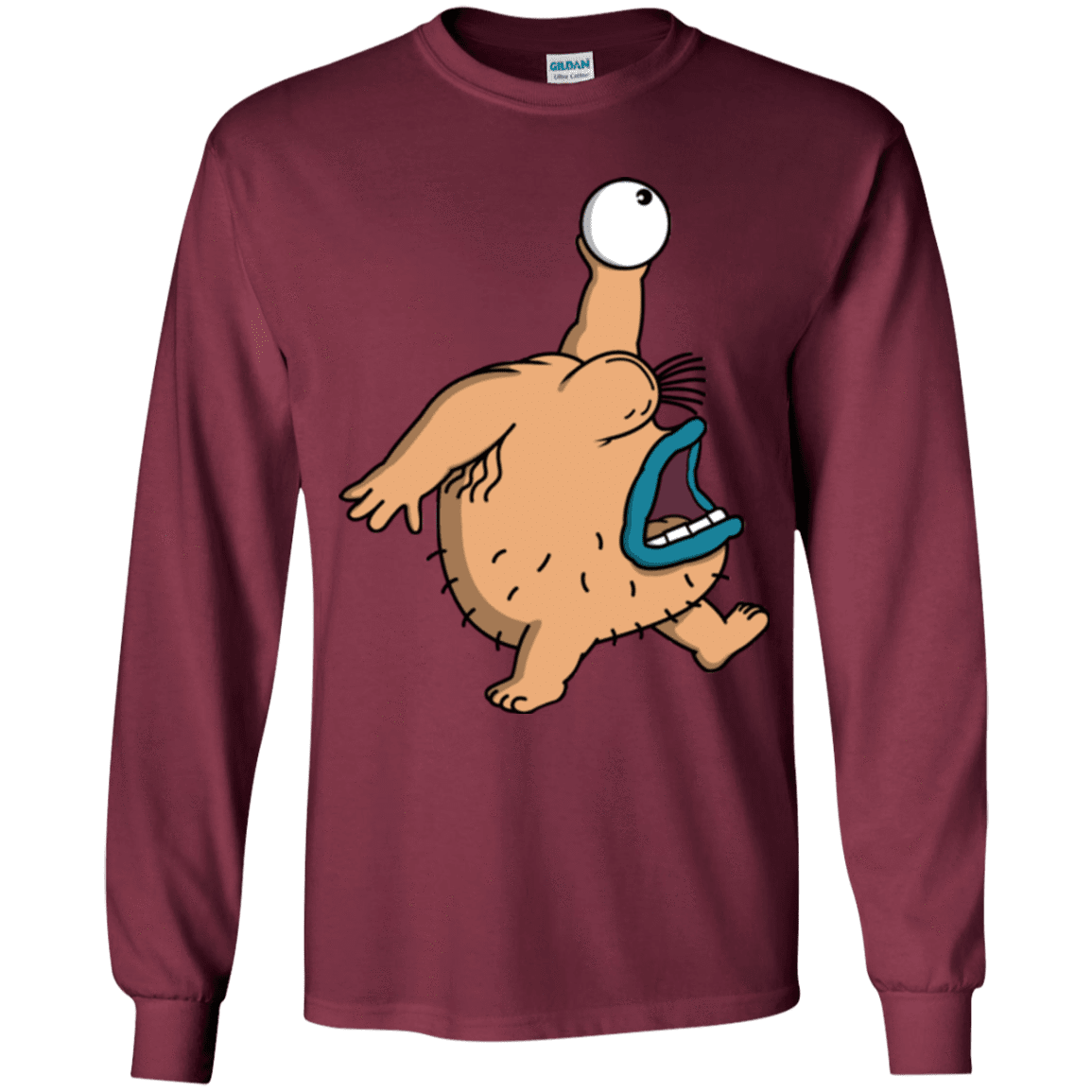 T-Shirts Maroon / YS Air Krumm Youth Long Sleeve T-Shirt