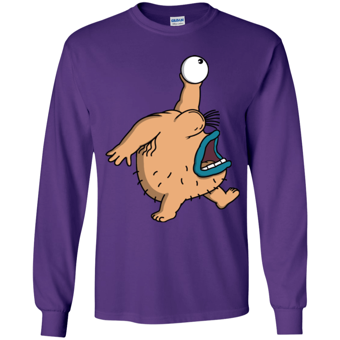 T-Shirts Purple / YS Air Krumm Youth Long Sleeve T-Shirt